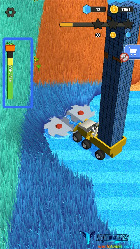 石头割草(割草机模拟器游戏) 石头割草(割草机模拟器游戏)