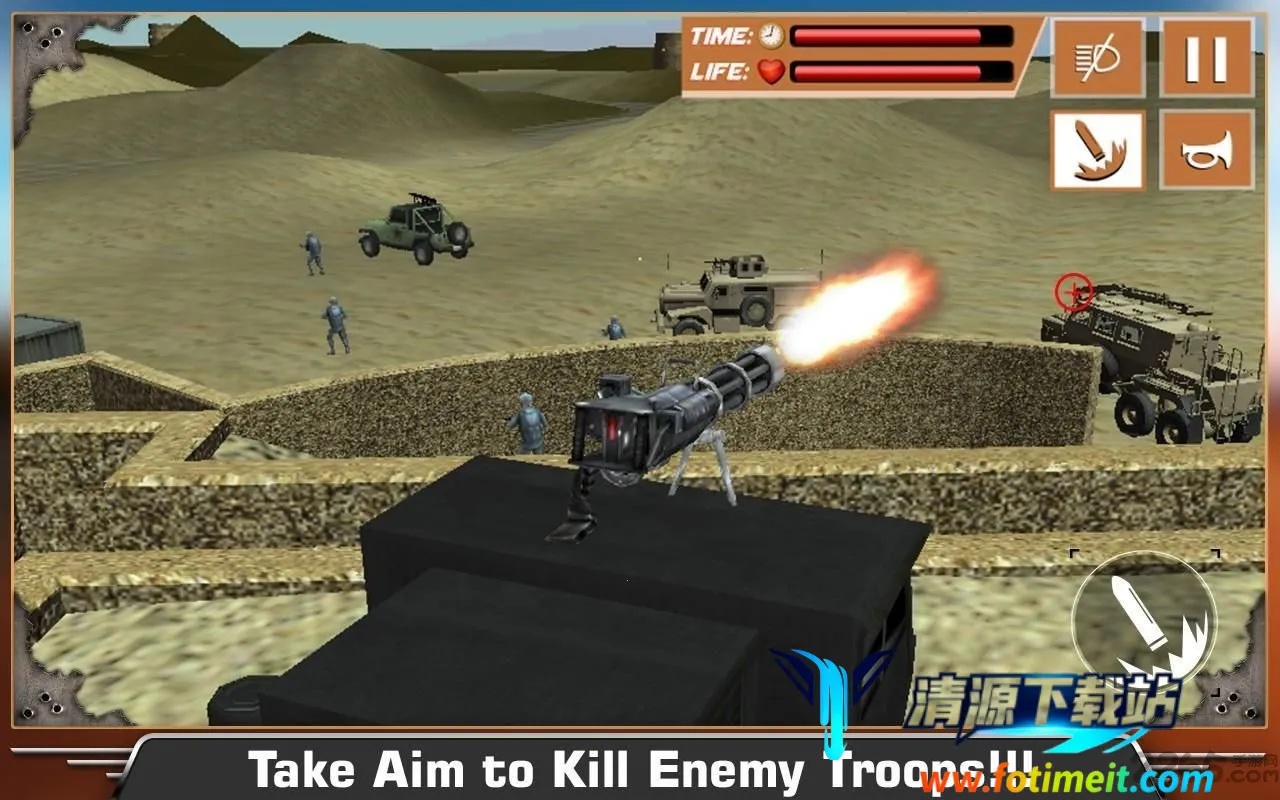 沙漠军事基地战争卡车 沙漠军事基地战争卡车