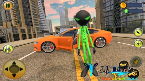 绿火柴人绳索英雄 绿火柴人绳索英雄