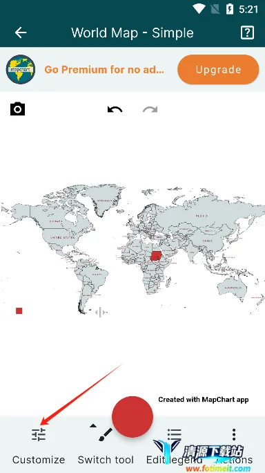 MapChart�����ֻ���