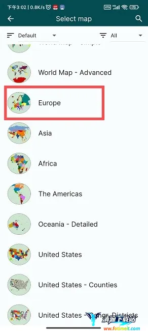 MapChart�����ֻ���